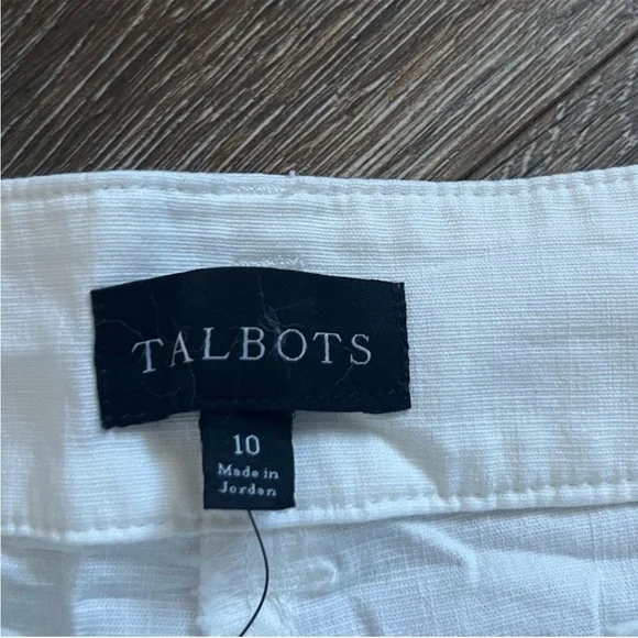 Talbots Stylish Rope Belt Shorts - Picture 6 of 8